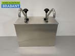 HCB inox Sauce Bar Double Sauce Pump Sauce Dispenser 2 x 4, Verzenden