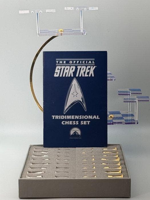 Franklin Mint Star Trek 3D Limited Edition - Schaakspel, Antiek en Kunst, Curiosa en Brocante
