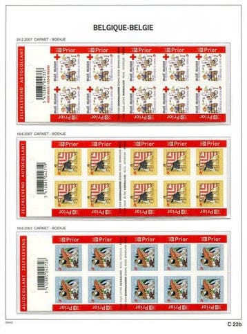 België 2007 - Alle boekjes van deze jaargang op Davo, Gestempeld