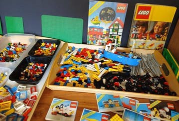 Lego Onderdelen - Legoland, City, Classic - VINTAGE partij, Nieuw