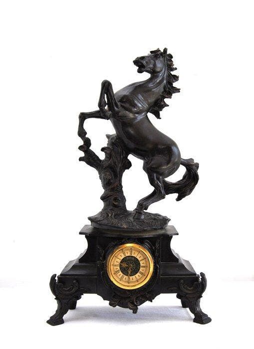 After Guillaume Coustou - sculptuur, Dynamic Horse Statue, Antiek en Kunst, Curiosa en Brocante