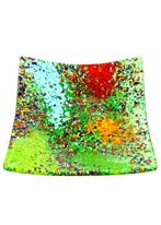 Plat - Verre de Murano - Assiette Verte 17 cm