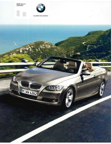 2008 BMW 3 SERIE CABRIOLET BROCHURE FRANS, Ophalen of Verzenden, Nieuw