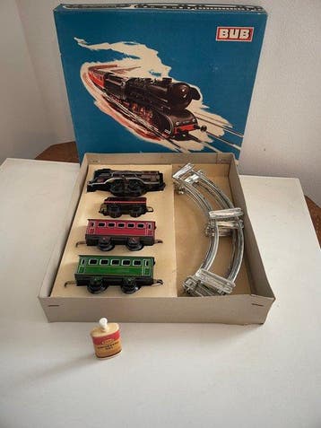 BUB - BUB Allemagne - petit train en tôle à ressort avec