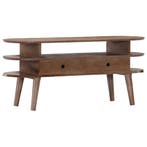 vidaXL Tv-meubel 110x35x50 cm massief acaciahout, Verzenden, Nieuw