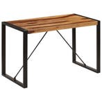 vidaXL Eettafel 120x60x76 cm massief acaciahout, Verzenden