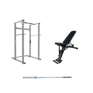 Gymfit - Volledig Home Gym Pakket - Power Cage - Adjustable, Sport en Fitness, Ophalen of Verzenden, Nieuw