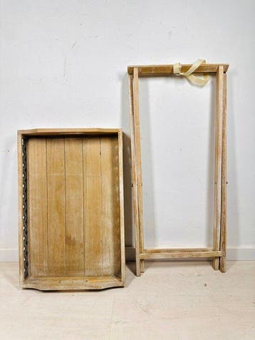 Dienblad - Vouwbare butlertafel met decoratief metalen