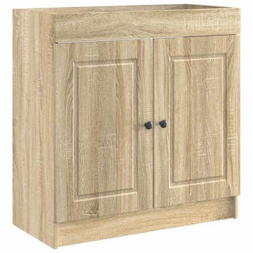 vidaXL Badkamer onder Wastafel Kast Sonoma Eiken 78,5 x 37,5, Verzenden, Nieuw