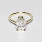 Verlovingsring - 14 karaat Geel goud - 3.03ct. tw. Diamant