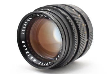 Leica Summilux 50mm f/1.4 Type 2 Fast Prime Lens - Black