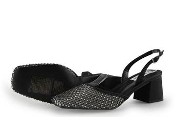 Steve Madden Slingbacks in maat 38½ Zwart, Verzenden, Zwart, Steve Madden, Zo goed als nieuw