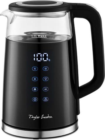 Waterkoker met temperatuurregeling - met LED - 1.7L - 2200W, Verzenden, Nieuw