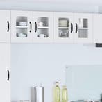 vidaXL Vaatwasserpaneel Lucca 2 pcs Wit 60 x 31 x 40 cm, Huis en Inrichting, Kasten | Overige, Verzenden, Nieuw