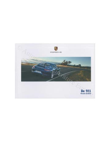 2015 PORSCHE 911 CARRERA HARDCOVER BROCHURE NEDERLANDS, Nieuw