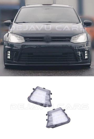 LED Dagrijverlichting (DRL) voor Volkswagen Polo 6R/6C met W, Ophalen of Verzenden