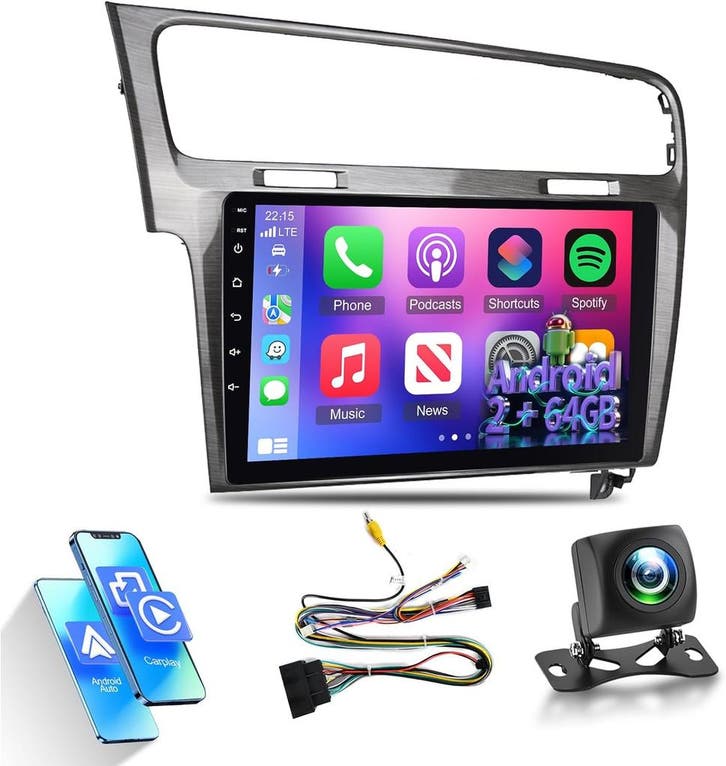 VW Golf 7 Android 13 Radio - 35% korting, retour deal!, Auto diversen, Autoradio's, Zo goed als nieuw, Verzenden