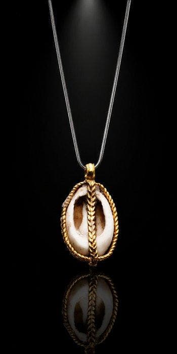 Hellenistisch–vroeg-Romeins “Het Talisman van de Zee” Gouden, Handtassen en Accessoires, Antieke sieraden