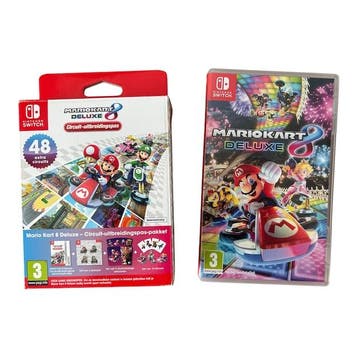 Mario Kart 8 Deluxe + Extras (Code Used) (SWITCH), Games en Spelcomputers, Verzenden, Nieuw