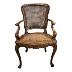 Caned Back & Seat - Fauteuil - Walnoot