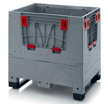Opvouwbare palletbox 800x600x730mm met 4 inwerpluiken, Zakelijke goederen, Ophalen of Verzenden