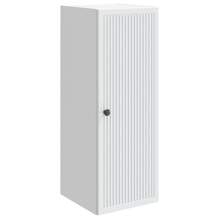 vidaXL Wandkast Wit 33 x 34,5 x 90 cm Bewerkt hout, Huis en Inrichting, Kasten | Overige, Nieuw, Verzenden