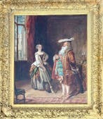 Thomas Musgrave Joy (1812-1866) - Le Bourgeois Gentilhomme, Antiquités & Art, Art | Peinture | Classique