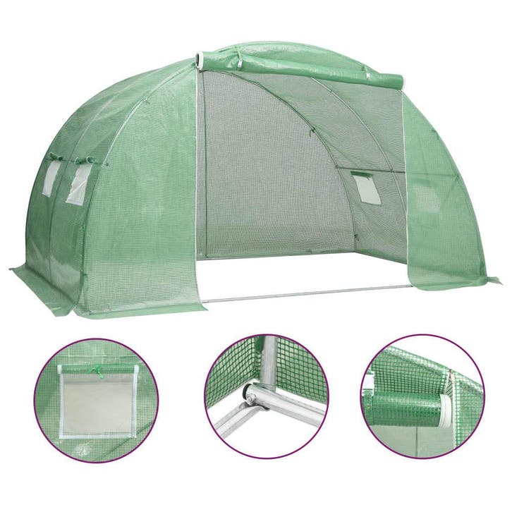 vidaXL Kas 8 m² 2x4x2 m, Tuin en Terras, Kassen, Nieuw, Verzenden
