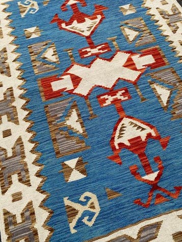 Designer Kelim - inutilisé - Tapis - 180 cm - 126 cm, Nieuw