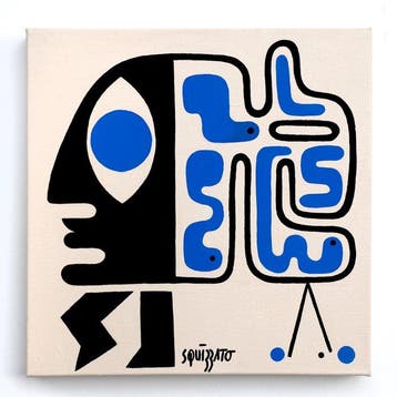 Antony Squizzato - Big big Brain (XL canvas)