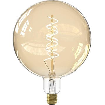 Calex Smart LED Lamp Globe XXL Curl Gold Ø200mm E27 5W, Verzenden
