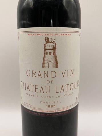 1983 Chateau Latour - Pauillac 1er Grand Cru Classé - 1 Fles