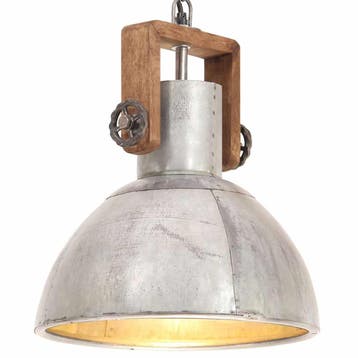 vidaXL Hanglamp industrieel rond 25 W E27 30 cm, Verzenden
