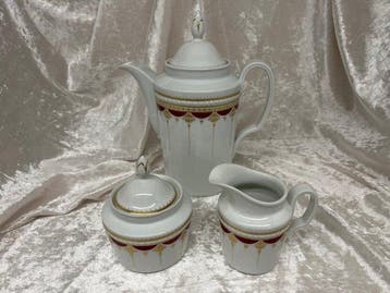 Fürstenberg - Koffieservies (23) - Porselein, Antiquités & Art