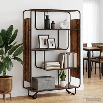 vidaXL Highboard Oud hout 93.5 x 37.5 x 144 cm Bewerkt hout, Verzenden
