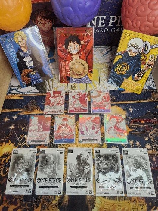 Bandai - 12 Card - One Piece - Monkey D. Luffy One Piece 3rd, Hobby en Vrije tijd, Verzamelkaartspellen | Overige
