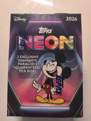 Topps Disney Neon Value Box - 1 Sealed box, Nieuw