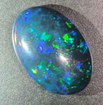 Ethiopische zwarte opaal van 11,62 karaat Cabochon - Hoogte:, Verzamelen, Mineralen en Fossielen