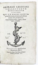 Oribasio - Collectorum Medicinalium - 1555