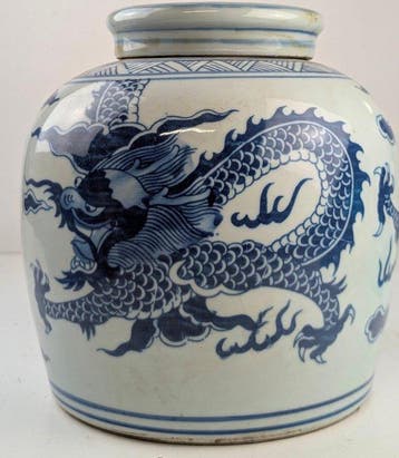 Pot à gingembre - Porcelaine - superbe