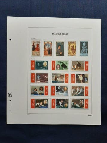Belgique 2006/2007 - les timbres des blocs et des livrets, Gestempeld