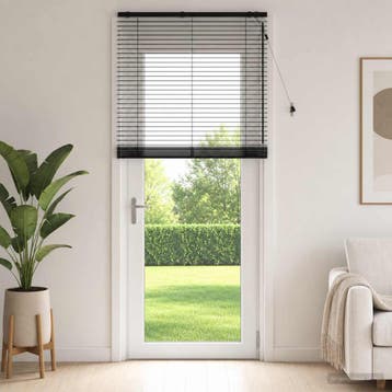 vidaXL Venetiaanse jaloezie Zwart 120 x 250 cm 35 mm, Verzenden, Nieuw