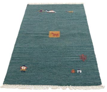 Kelim - Tapis - 160 cm - 90 cm - Couleurs naturelles