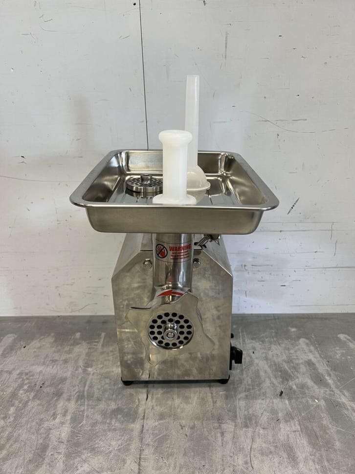 RVS Gehaktmolen Vleesmolen Vleeswolf Profi 150 kg per uur, Articles professionnels, Horeca | Équipement de cuisine, Enlèvement ou Envoi