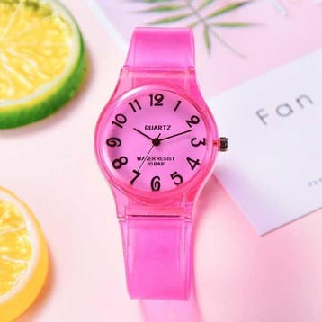 Transparant Candy Jelly Horloge Dames - Waterdicht Siliconen, Verzenden, Nieuw, Stuff Certified®