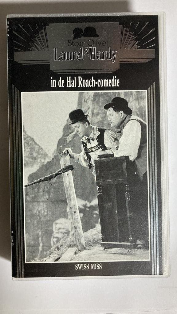 LAUREL & HARDY IN DE HAL ROACH-COMEDIES SWISS MISS (VHS), Cd's en Dvd's, VHS | Film, Gebruikt