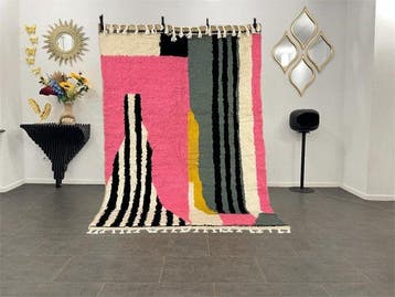 Berber, Tapis berbère Azilal – 100 % laine – Fabrication, Nieuw