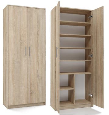 Kantoorkast-Kledingkast Sonoma (Kledingkasten, Slaapkamer), Verzenden, Nieuw, 50 tot 100 cm, 150 tot 200 cm
