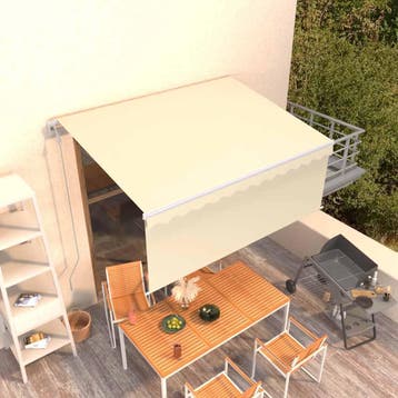 vidaXL Luifel automatisch uittrekbaar met rolgordijn 3x2,5 m, Verzenden, Nieuw