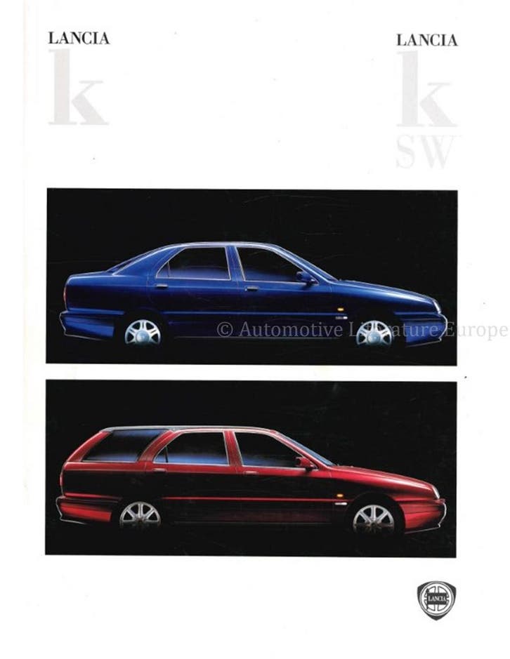 1996 LANCIA KAPPA & SW BROCHURE NEDERLANDS, Boeken, Auto's | Folders en Tijdschriften